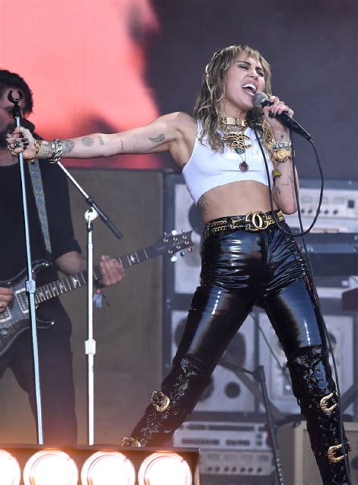 Miley Cyrus Rocks Sexy Sheer, Jeweled Pants As She Preps For Upcoming ‘SNL’ Performance – Pics