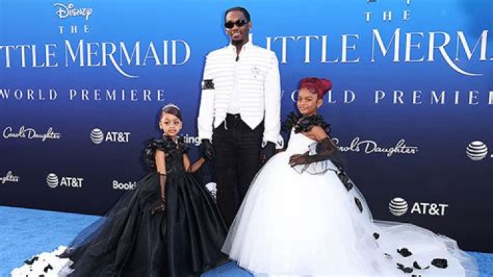Offset & Daughters Kalea & Kulture At Little Mermaid Premiere: Photos – Hollywood Life