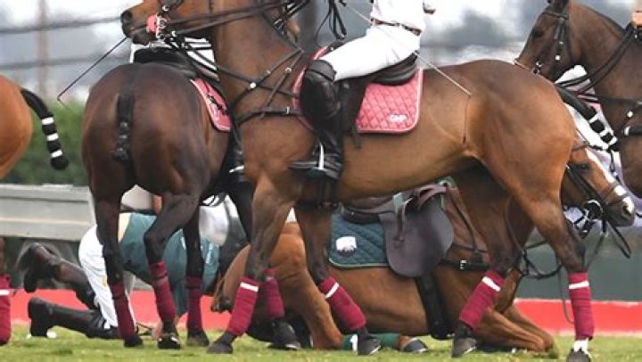 Prince Harry Falls Off His Horse At Polo Match After Reuniting With Royal Family At Platinum Jubilee