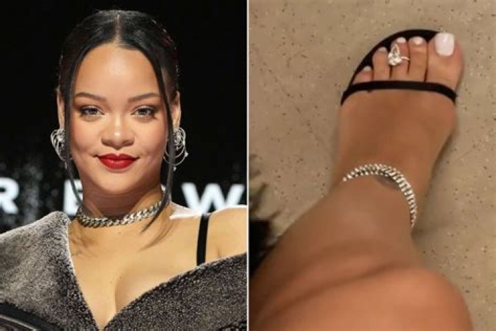 Rihanna Rocks 9 Carat Diamond Toe Ring In New TikTok Video – Hollywood Life