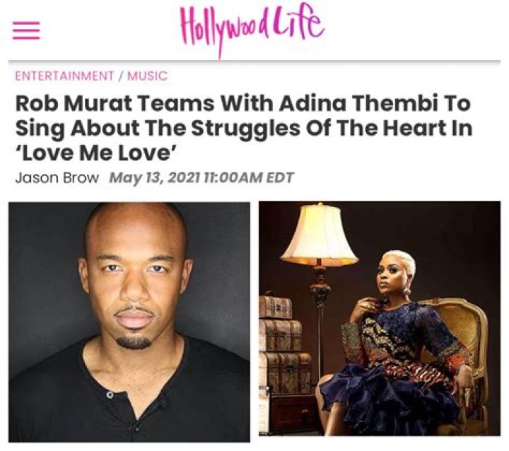 Rob Murat Teams With Adina Thembi To Sing About The Struggles Of The Heart In ‘Love Me Love’