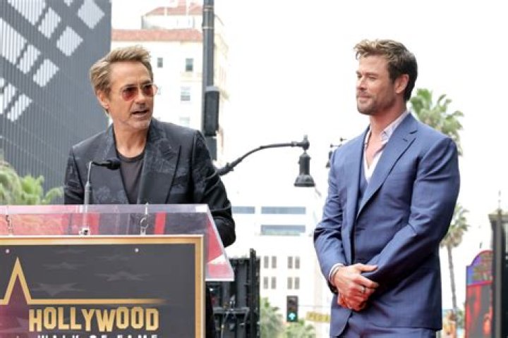 Robert Downey Jr. Hilariously Roasts Chris Hemsworth During Walk of Fame Ceremony
