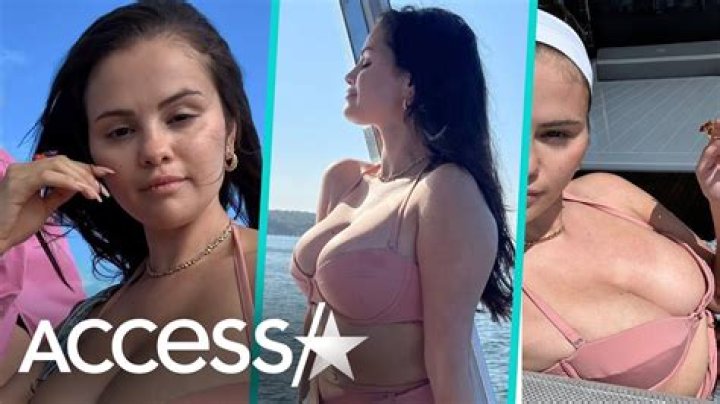 Selena Gomez In Pink Bikini On Boat: Video – Hollywood Life