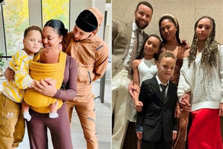 Steph & Ayesha Curry Cozy Up With Their 3 Children In Adorable Matching Pajamas