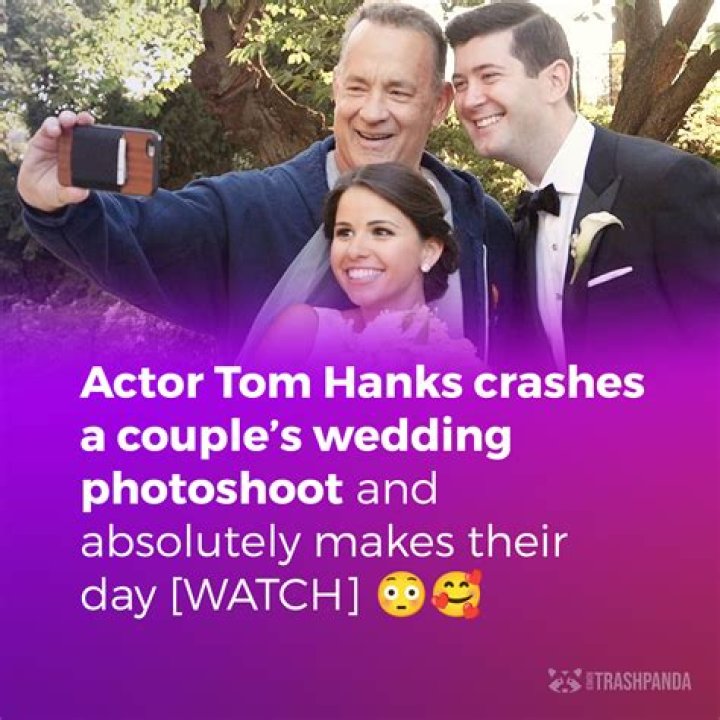 Tom Hanks Crashes A Beach Wedding In Santa Monica: See Amazing Photos With The Brides