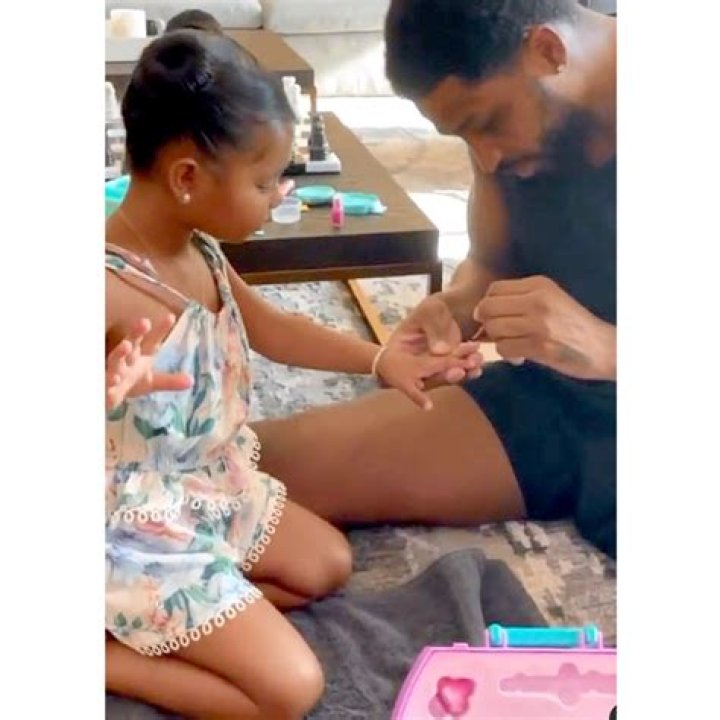 Tristan Thompson Pampers Daughter True, 3, By Painting Her Nails — Watch Cute Video