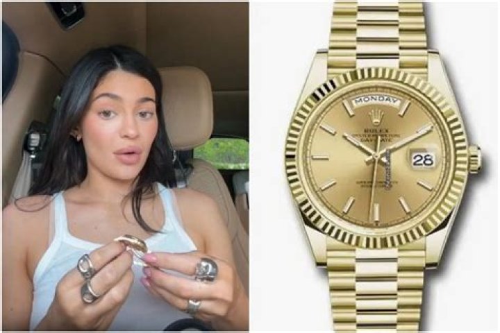 Kylie Jenner’s New 50K Gold Watch — Did Tyga Buy For Her Graduation?