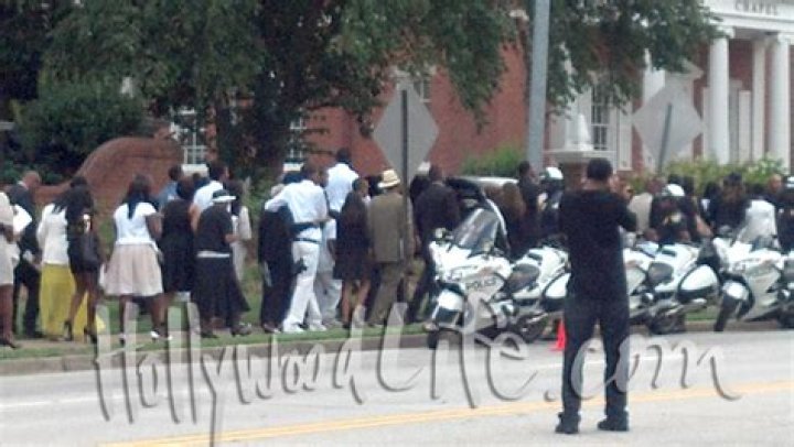 Usher's Stepson's Funeral — Exclusive Pics