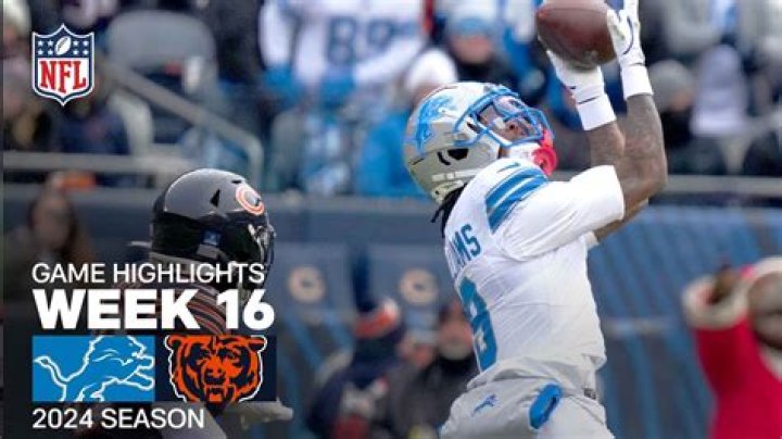 Detroit Lions Vs. Chicago Bears Live Stream: Watch The NFL Game Online