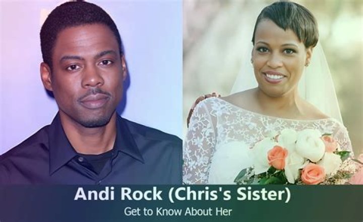 Who is Andi Rock? What she is doing now? Meet comedian Chris Rock’s sister, Age, and Net Worth